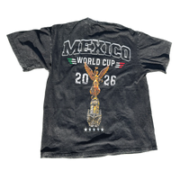 VLV3 "MEXICO WORLDCUP" ACID WASH BLACK SHIRT