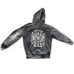 VLV3 "SPIDERWEB" ACID WASH PULLOVER